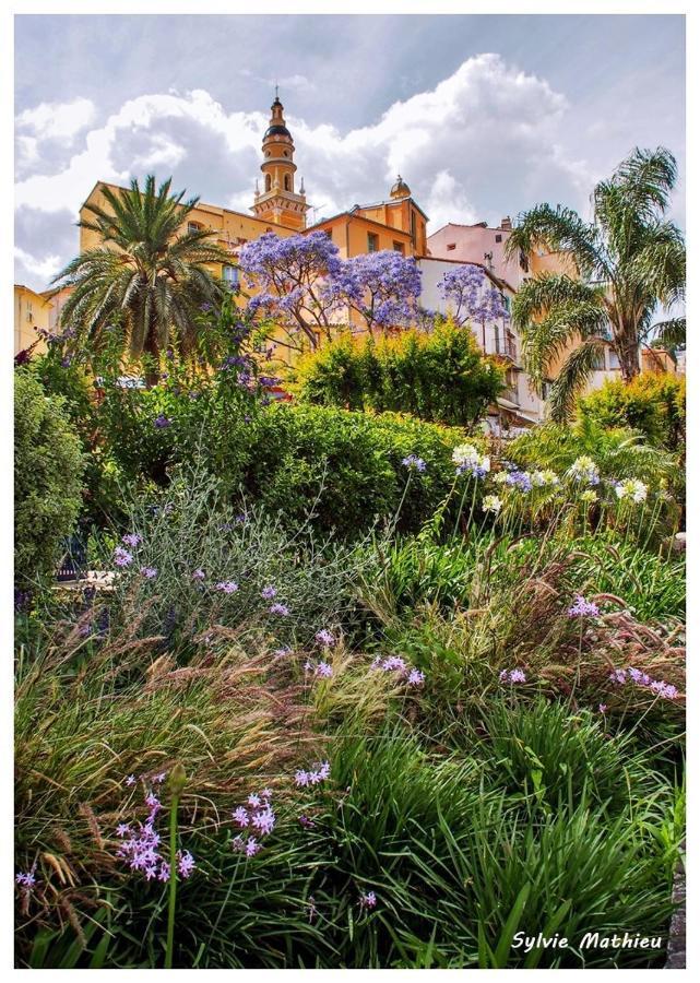 Apartmán Les Violettes Menton Exteriér fotografie